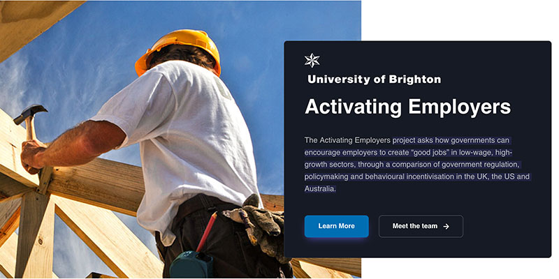 Thumbnail of Activating Employers Website